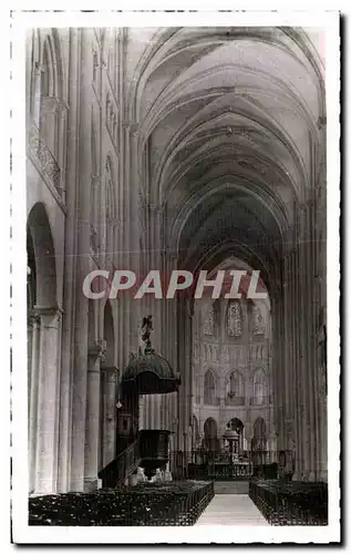 Ansichtskarte AK Noyon Interieur de la Cathedrale La Nef