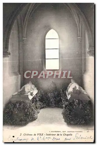 Ansichtskarte AK Chateau de VEZ Interieur de la Chapelle