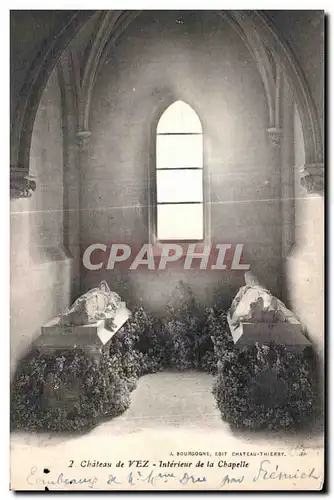 Cartes postales Chateau de VEZ Interieur de la Chapelle