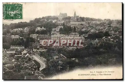 Cartes postales Clermont (Oise) Vue Generale