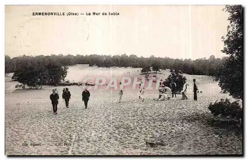 Cartes postales Ermenonville La mer de sable