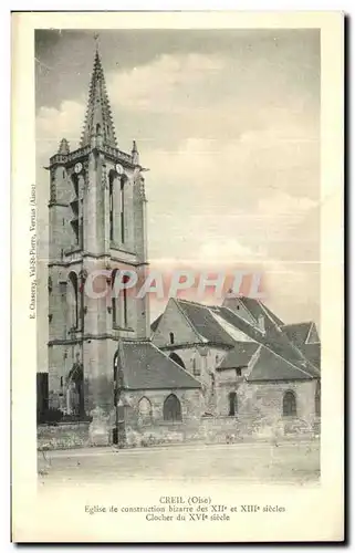 Cartes postales Creil Eglise de constrution bizarre