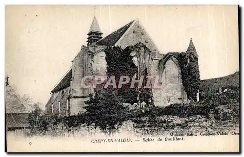 Ansichtskarte AK Crepy En Valois Eglise de Bouillant