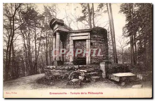 Cartes postales Ermenonville Temple de la Philosophie