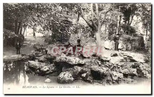 Ansichtskarte AK Beauvais Le Square La Grotte