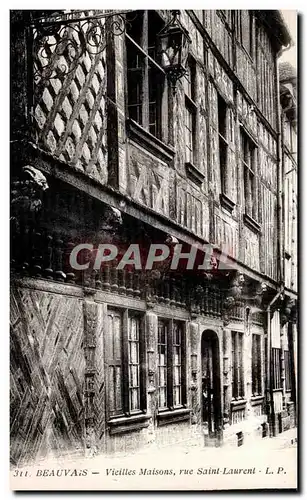 Cartes postales Beauvais Vieilles Maisons rue Saint Laurent