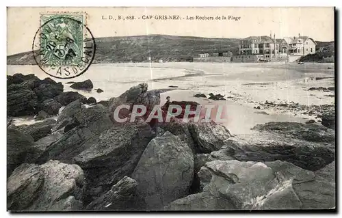 Cartes postales Cap Gris Nez Les Rochers de la Plage