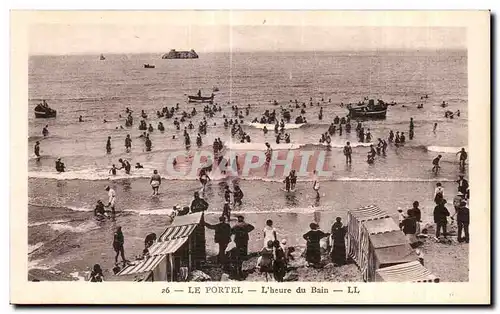 Cartes postales Le Portel L heure du Bain