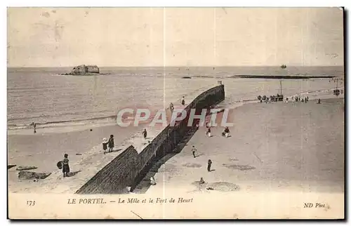 Cartes postales Le Portel Le Mole et le Fort de Heurt