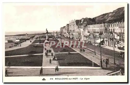 Cartes postales Boulogne sur Mer La digue