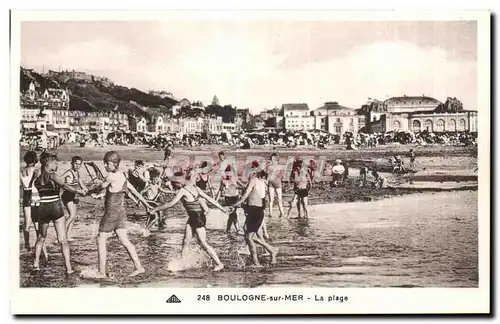 Cartes postales Boulogne sur Mer La Plage Enfants