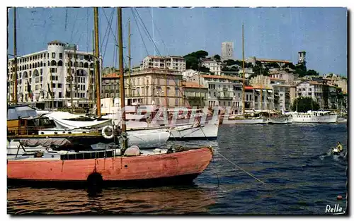 Cartes postales La Cote d Azur Cannes L Hotel Mediterranee et le Quai St Rierre