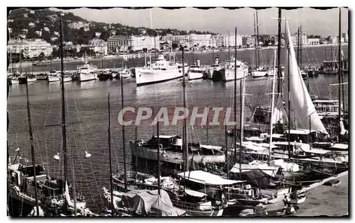 Ansichtskarte AK Le Cote d Azur Cannes Un cote du Port Les yachts