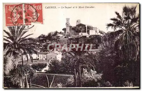 Ansichtskarte AK Cannes Le Suquet et le Mont Chevalier