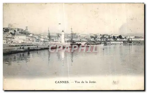 Ansichtskarte AK Cannes Vue de la Jetee