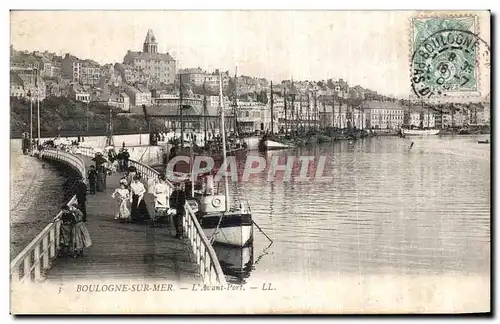 Ansichtskarte AK Boulogne Sur Mer L Avant Port