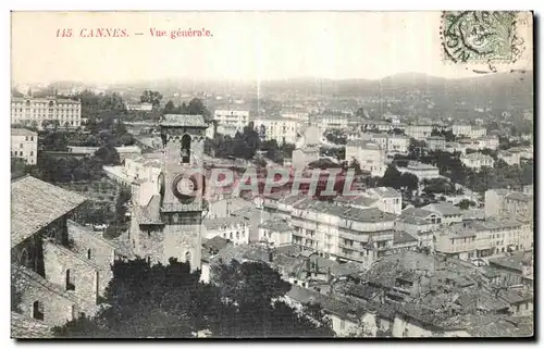 Cartes postales Cannes Vue Generale