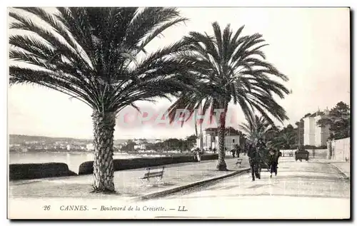 Cartes postales Cannes Boulevard de la Croiselte