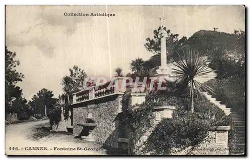 Cartes postales Cannes Fontaine St Georges