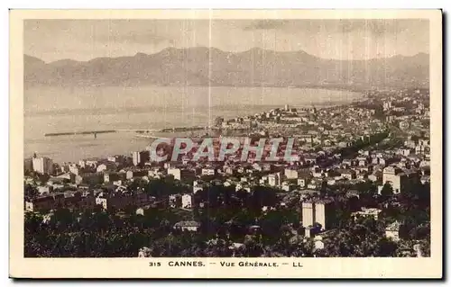 Cartes postales Cannes Vue Generale