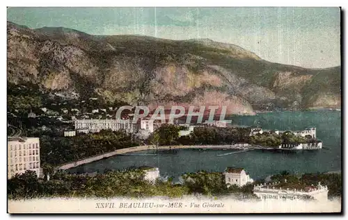 Cartes postales Beaulieu sur Mer Vue Generale