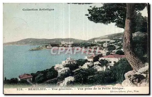 Cartes postales Beaulieu Vue Generale Vue prise de la Petite Afrique