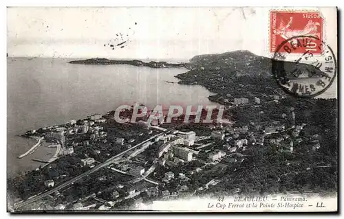 Cartes postales Beaulieu Panorama Le Cap Ferrat et la Pointe St Hospice