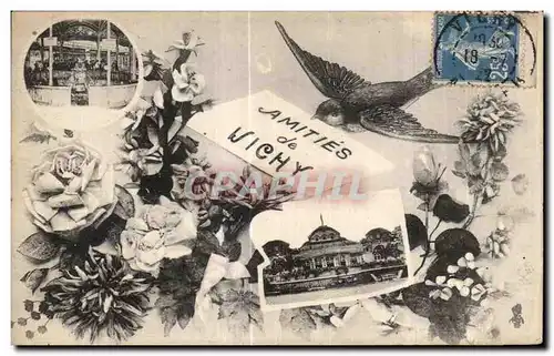 Cartes postales Amities de Vichy Hirondelle