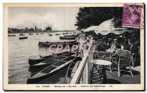 Ansichtskarte AK vichy Bords de L Allier Chalet de Canotage