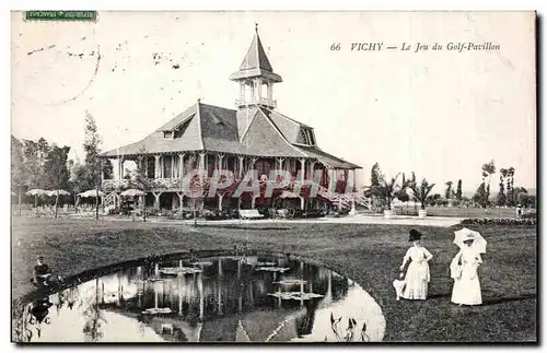 Cartes postales Vichy Le jeu du Golf Pavillon