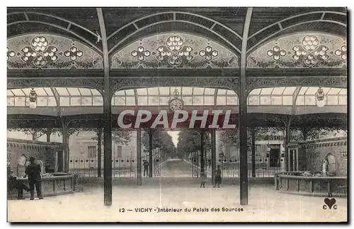 Cartes postales Vichy Interieur du palais des Sources