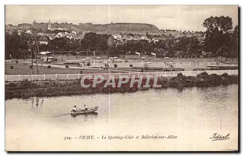 Cartes postales Vichy Le Sporting Club et Bellerive sur Allier Tennis