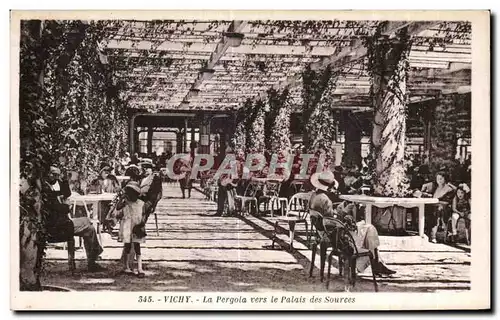 Ansichtskarte AK Vichy La Pergola vers le Palais des Sources