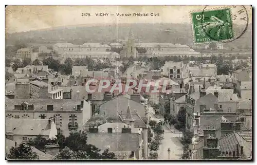 Ansichtskarte AK Vichy Vue sur I Hopital Civil