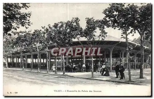 Cartes postales Vichy L Ensemble du Palais des Sources