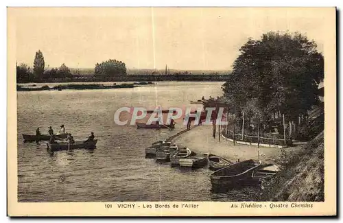 Cartes postales Vichy Les Bords de I Allier Au Khedive Quatre Chemins