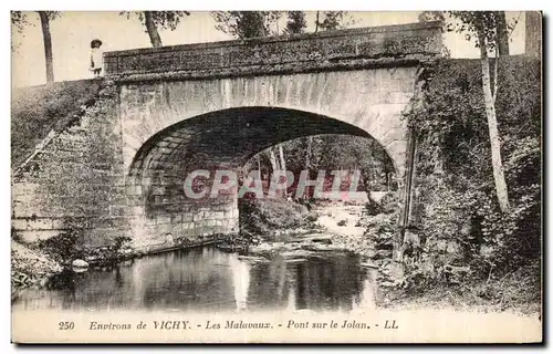 Ansichtskarte AK Environs de Vichy Les Malavaux Pont sur le Jolan