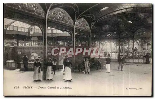 Cartes postales Vichy Sources Chomel et Mesdames