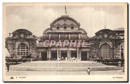 Cartes postales Vichy Le casino