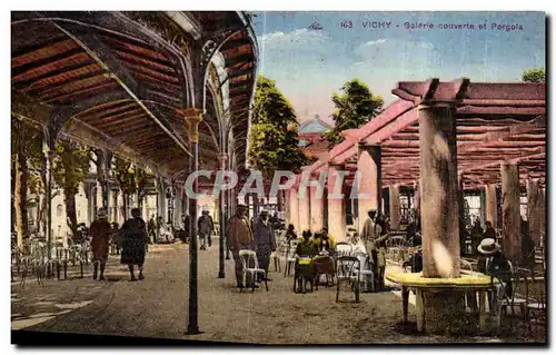 Cartes postales Vichy Galerie couverte et Pergola