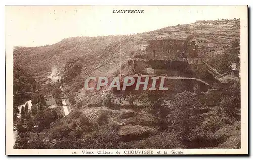 Cartes postales Vieux Chateau de Chouvigny et la Sioule