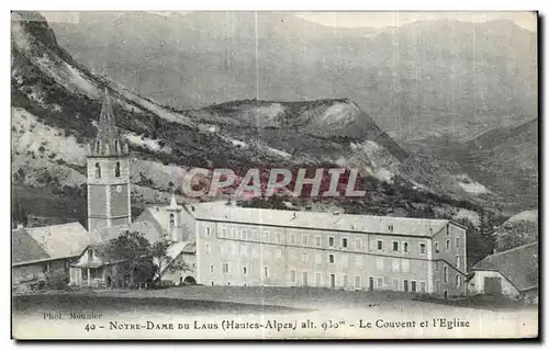 Cartes postales Notre Dame Du Laus Le Convent et I Eglise