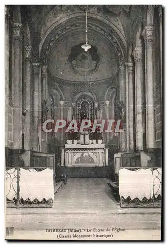 Cartes postales Domerat Le Choeur de I Eglise