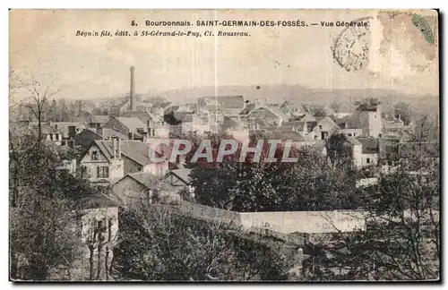 Cartes postales Bourbonnais Saint Germain Des Fosses Vue Genrale