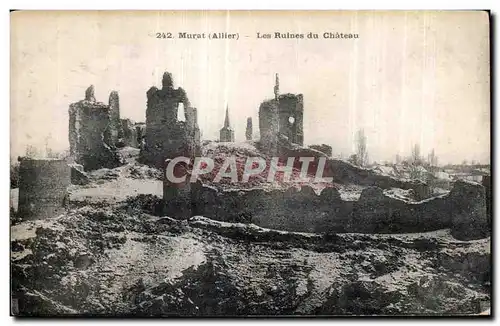 Cartes postales Murat Les Ruines du Chateau