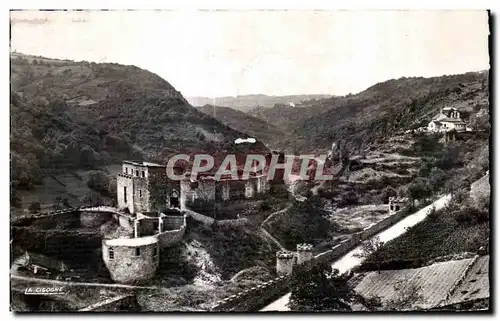 Ansichtskarte AK Le Chateau de Chouvigny et la Vallee de la Sioule