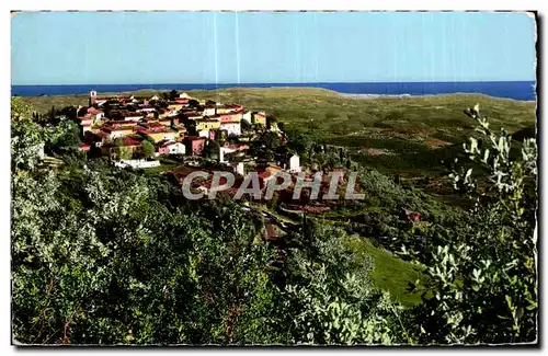 Cartes postales Cabris Vue generale Au tond la Mediterranee