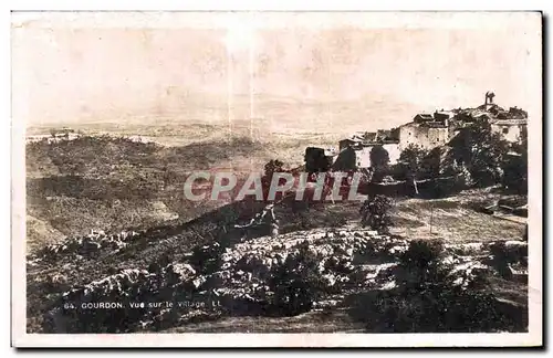 Cartes postales Gourdon Vue sur le Village