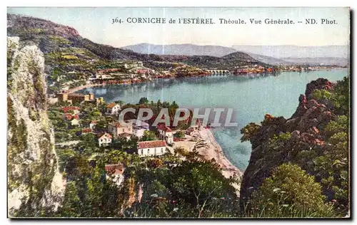 Cartes postales Corniche de I Esterel Theoule Vue Generale