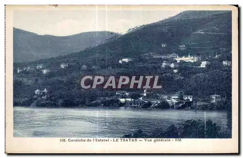 Cartes postales Corniche de I Esterel Le Trayas Vue generale